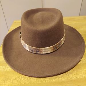 Scala wool felt hat - size small